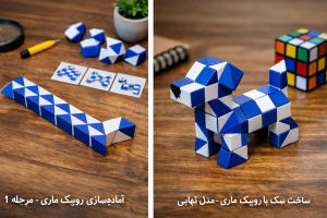 آموزش ساخت سگ با روبیک ماری با هوش مصنوعی | آموزشگاه